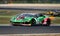 Endurance touring championship. Spectacular side view of Lamborghini Huracan in action