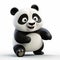 Energetic 3d Pixar Panda Illustration By Raphael Lacoste