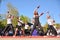 Energetic Outdoor Piloxing Training: Uniting Fitness and Fun