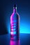 Energize Your Senses: Vibrant Unbranded Plastic Bottle in Neon Pink and Electric Blue