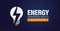 Energy awareness month. Optimization and management of power consumption. Observed yearly in October. Vector banner