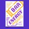 Energy Bars Food Creative Advertise Banner Vector