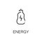 Energy drink icon or logo for web design