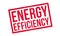 Energy Efficiency rubber stamp