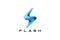 Energy Flash Lightning Bolt Logo Innovative Design Vector template. Power Battery Technology Logotype icon tech
