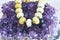 Energy Healing Bracelet and Amethyst Geodge