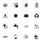 Energy icon - Expand to any size - Change to any colour. Perfect Flat Vector Contains such Icons as power, water, gas, electricity