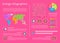 Energy Infographic Pink and Text Vector Illustration