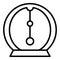 Energy pendulum icon outline vector. Physics impact