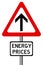 Energy prices rising