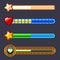 Energy progress game bar set