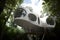 Energy-saving futuristic house of the future in nature, futurism, Generative AI 3