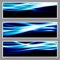 Energy speed swoosh blue wave header set