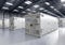 Energy storage systems or battery container units in factory