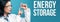 Energy Storage theme with a doctor holding a laboratory vial