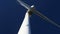 Energy wind turbines on sky