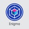 ENG - Enigma. The Icon of Virtual Momey or Market Emblem.