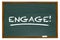 Engage Word Chalk Board Learn Interaction Involvement