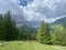 Engalm Valley at Karwendel mountains