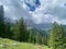 Engalm Valley at Karwendel mountains in Austria