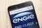 Engie website displayed on a modern smartphone