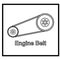Engine belt icon