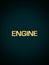 Engine word sign spell name logo colour.