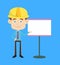 Engineer Builder Architect - Showing on White Board