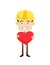 Engineer Builder Architect - Standing with a Heart