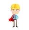 Engineer Builder Architect - In Super Hero Costume