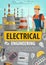 Engineer or electrician job, energetics industry