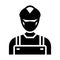 Engineer Wearing mask Vector Icon which can easily modify or edit