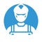 Engineer Wearing mask Vector Icon which can easily modify or edit