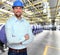 Engineer works in the printing industry - production of daily n