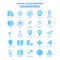 Engineering Blue Tone Icon Pack - 25 Icon Sets