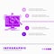 engineering, project, tools, workshop, processing Infographics Template for Website and Presentation. GLyph Purple icon