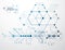 Engineering technological vector wallpaper made with hexagons, c