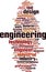 Engineering word cloud