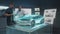 Engineers choose body of car using futuristic augmented reality hologram