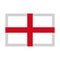 England flag pixel art cartoon retro game style