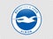 England football club emblem on transparent background. Vector illustration. Brighton & Hove Albion FC