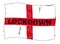 England lockdown confinement preventing coronavirus spread or outbreak - 3d Illustration