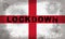 England lockdown preventing coronavirus spread or outbreak - 3d Illustration