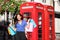 England London shopping woman shopper with bags