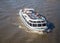 England . London . Tourist boat. River Thames.