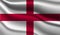 England Realistic Modern Flag Design