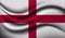 England Realistic waving Flag Design