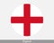 England Round Circle Flag. English Circular Button Banner Icon. United Kingdom Great Britain EPS Vector