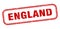 England stamp. England grunge isolated sign.