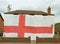 England - World Cup 2018 - Man Covers Entire House with Flag